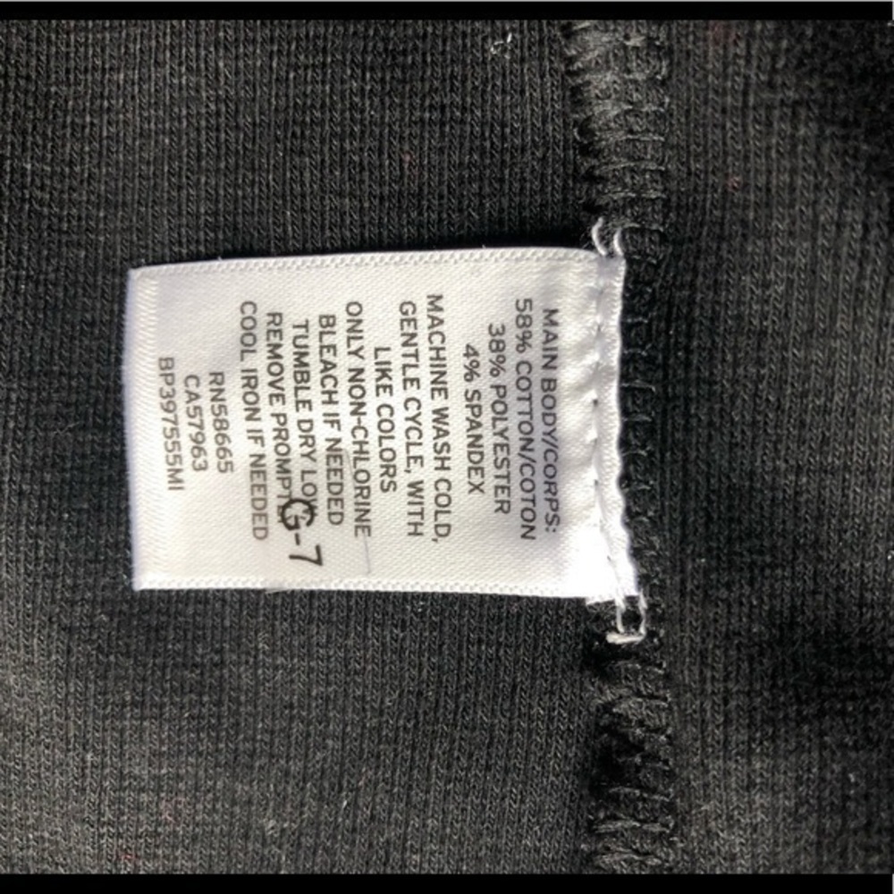 Black bodysuit cotton top size M - Picture 5 of 6